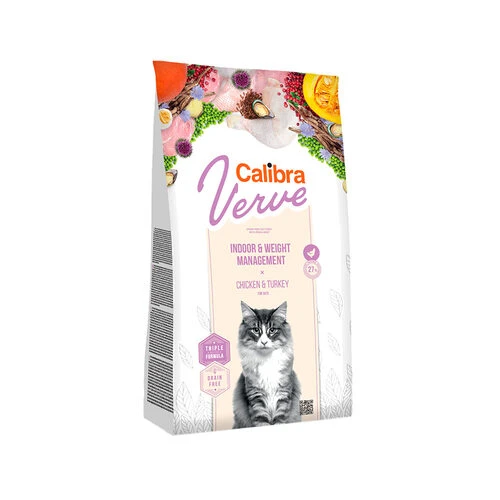 Calibra Verve Grain Free Indoor & Weight Katzenfutter - Huhn