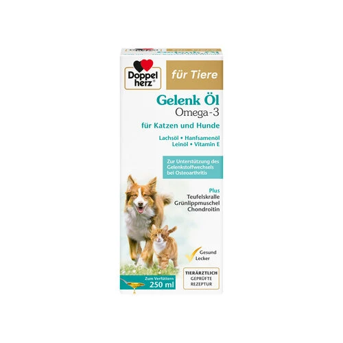 Doppelherz Gelenk Öl Omega-3 Für Katzen Und Hunde 1 Doppelherz Gelenk Öl Omega-3 Für Katzen Und Hunde