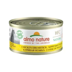 Almo Nature HFC 70 Natural Katzenfutter - Dosen - Hühnerschenkel