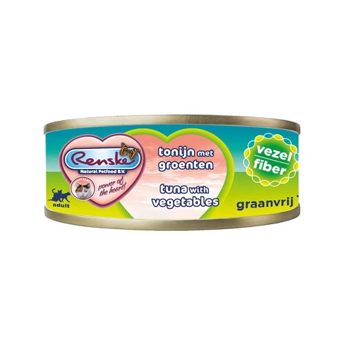 Renske Fiber Nassfutter - Katzenfutter - Thunfisch & Gemüse 1 Renske Fiber Nassfutter - Katzenfutter - Thunfisch & Gemüse