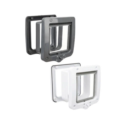 Trixie 4-Wege Freilauftür Mit Tunnel 1 Trixie 4-Wege Freilauftür Mit Tunnel