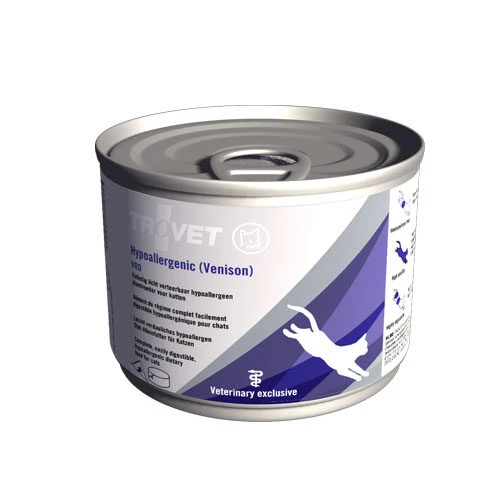 TROVET Hypoallergenic VRD (Venison) Katze 1 TROVET Hypoallergenic VRD (Venison) Katze